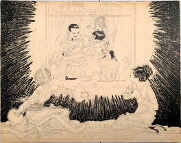 Nell Brinkley - Illustration by Nell Brinkley circa 1910 for William Randolph Hurst - Illustration originale