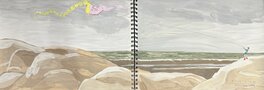 Dominique Goblet - Hommage a Cowboy Henk - Illustration originale