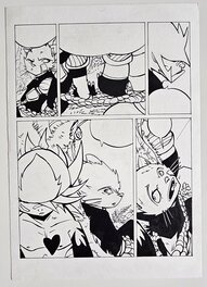 Planche Encrée Manga Dofus Monster 5 "Nomekop le Crapoteur"