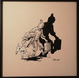 Christophe Chabouté - Tintin et Milou - Hommage à Hergé - Original Illustration