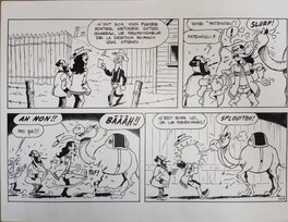 Michel Janvier - Rantanplan - Le chameau - Planche originale