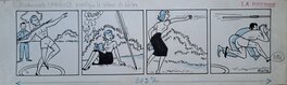 Mlle Cabriole pratique le retour de bâton