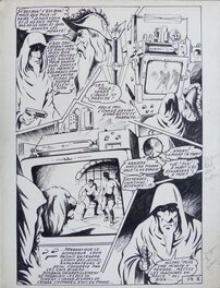 Georges Bernard Baray - « Jean Braga capitaine à 15 ans » paru dans Youmbo Magazine en 1950 - Planche originale