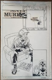 Joe Quesada - Daredevil 9 pag 11 - Planche originale