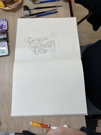 Esquisse au crayon