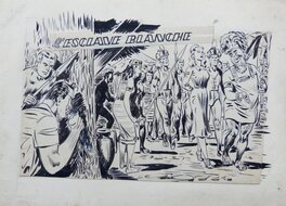 Carlo Cossio - Couverture de ALAIN LA FOUDRE Dick Fulmine - Planche originale