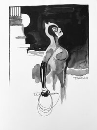 Tim Sale - Tim Sale Catwoman - Illustration originale
