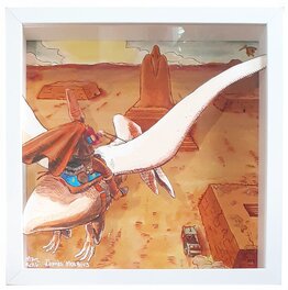 Arzach en relief d'après Moebius