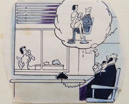 Coq - "Mamz’elle Souris" Planche originale de COQ parue dans Jours de France - Planche originale