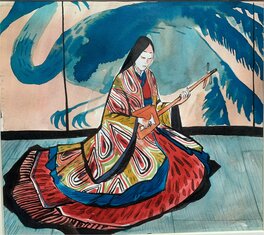 Benjamin Bachelier - Illustration originale « Le clan des Otori » - Original Illustration