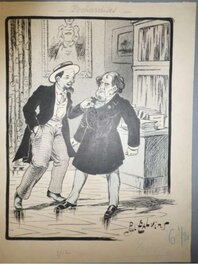 Paul Calvins - Pochardises (dentiste) - Original Illustration
