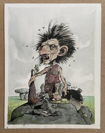 Arnaud Michel - Troll - Illustration originale
