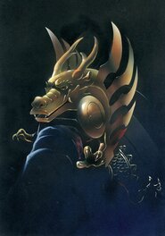 Buichi Terasawa - L'épaulière de Miss Madow dans Cobra - Illustration originale