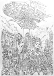 Arkadiusz Klimek - Astéroïde de l'anarchie - Original Illustration