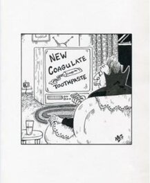 Kes - Le dentifrice du vampire (Dentiste) - Planche originale