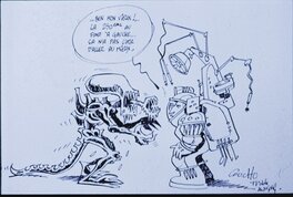 Image dessinée du dentiste.