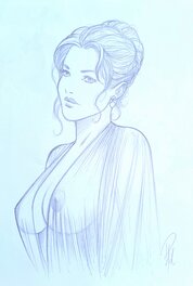 Laurent Paturaud - Lingerie....fine - Illustration originale