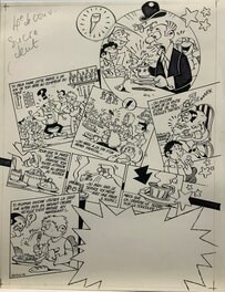 Christian Goux - La fausse dent (Dentiste) - Planche originale