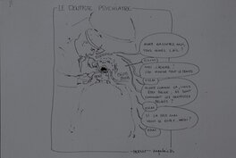 Image dessinée du dentiste.