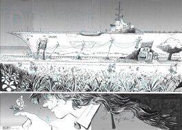 Comic Strip - Run to Heaven - Double planche originale 66-67