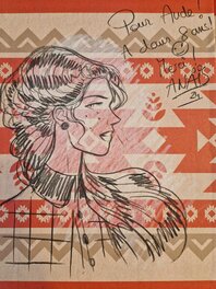 Dédicace de Bernabé dans Mille femmes blanches tome 1