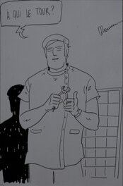 Image dessinée du dentiste.