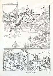 Roberta Migheli - Ultraheroes - Notte e giorno - Planche originale