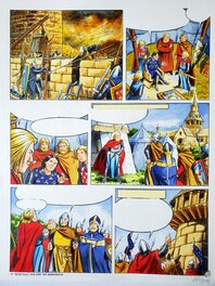 Jean-Christophe Vergne - LE COEUR DE LION   T1 FILS D'ALIENOR - Mise en couleur