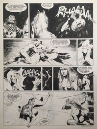 Franck Bonnet - Bonnet, Attila mon amour, tome 4, Le fléau de Dieu, planche n°21, 2001. - Planche originale
