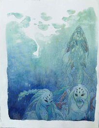 Original Illustration - Sirènes de Norges