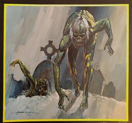 Rafael López Espi - Morbo #4 - Spanish terror magazine - Couverture originale