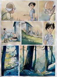 Yannick Htonton - « Paul et Pauline » Tome 1 - Planche originale