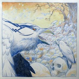 Original Illustration - Corbeaux de Norges