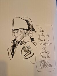 Dédicace de Puerta dans Les Nouvelles aventures de Bruce J. Hawker tome 1