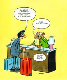 Éric Ivars - Avec wifi - Original Illustration