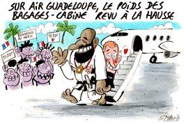 Simon Mitteault - Teddy Riner - Original Illustration