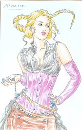 Marc Moreno - Steamygal - Original Illustration