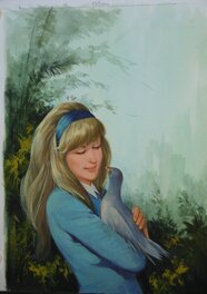 Jean Sidobre - Alice et le pigeon voyageur - Couverture originale