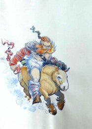 Original Illustration - Poney Viking