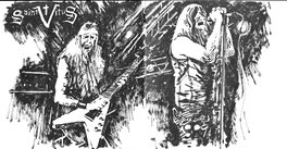 Johann Guyot - St vitus hellfest 2012 - Planche originale