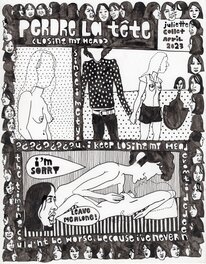 Juliette Collet - Quelqu’un pg. 15 / Blah Blah Blah #4 pg. 4 / Clamp #5 pg. 2 (2023) - Perdre la tête - Planche originale