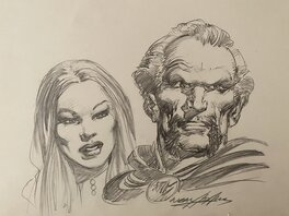 Neal Adams - Talia & Ra's Al Ghul - Original Illustration