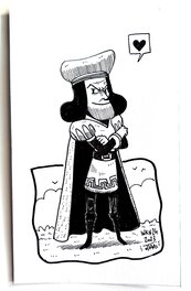 oTTami - Dessin original de l'Inktober 2023 : Lord Farquaad de Shrek par oTTami ! - Comic Strip