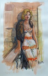 Olivier Berlion - Agata - Original Illustration