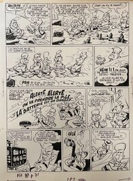 Cézard - Tristus et Rigolus - Planche originale