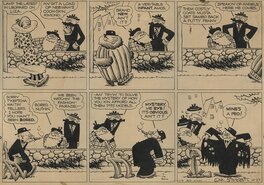 Cliff Sterrett - Polly and Her Pals, 2/3 of a Sunday page 10-27-1935 - Planche originale