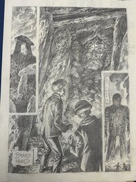 Enrique Alcatena - Straw man - Planche originale