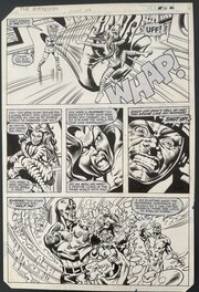 Alan Weiss - Alan Kupperberg Planche Originale Avengers #216 page 16 - Planche originale