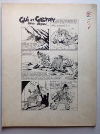 La Planche 1 du Gus et Gaëtan 11 au format entier de : 25 X 32,5 Cm
