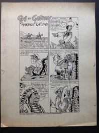 La Planche 1 du Gus et Gaëtan 16 au format entier de : 25 X 32,5 Cm La Planche 1 du Gus et Gaëtan 16 au format entier de : 25 X 32,5 Cm